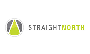 简约风格的'Straight North'品牌logo设计
