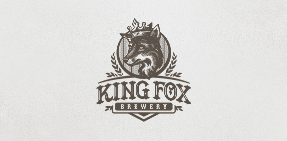 狼王啤酒logo设计
