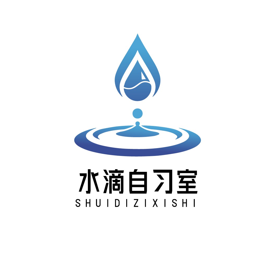 水滴形logo设计:简约清新风格