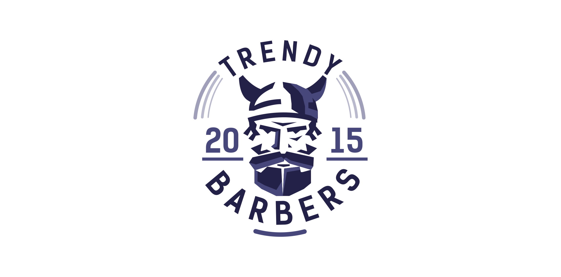 Trendy Barbers 2015 Logo设计