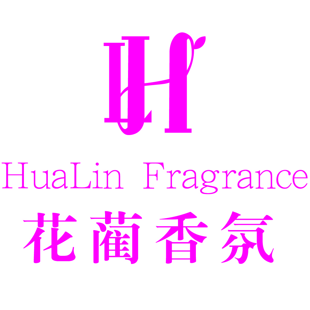 粉色简约优雅花香品牌logo设计