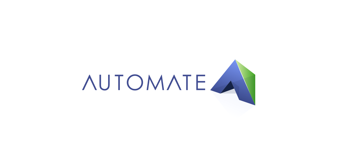 简约几何风格的AUTOMATE logo设计