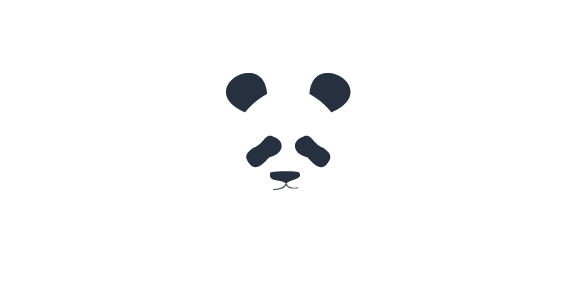 熊猫logo设计:简洁现代风格