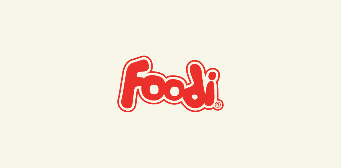 Foodi logo设计:复古风格与现代感结合