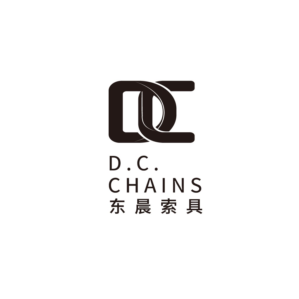 现代简约风格的D.C.C.链条logo设计