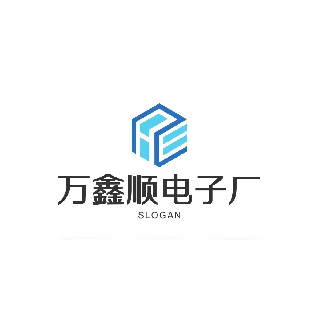 现代科技感电子公司logo设计