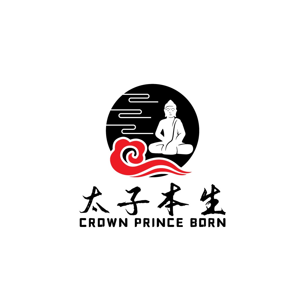 禅意佛像logo设计