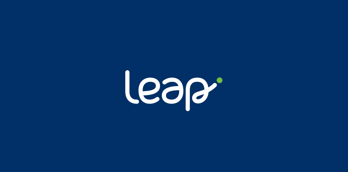 简洁现代的Leap品牌logo设计