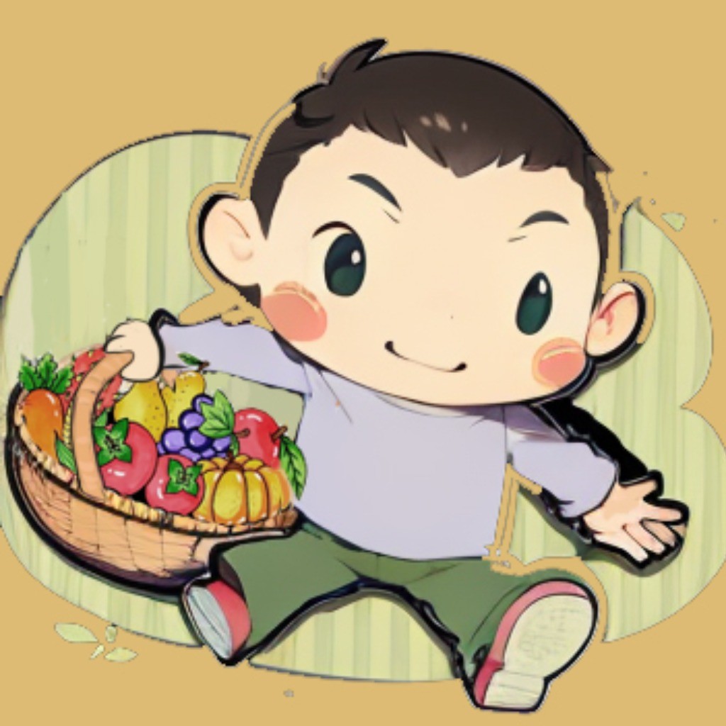 健康生活水果篮子logo设计