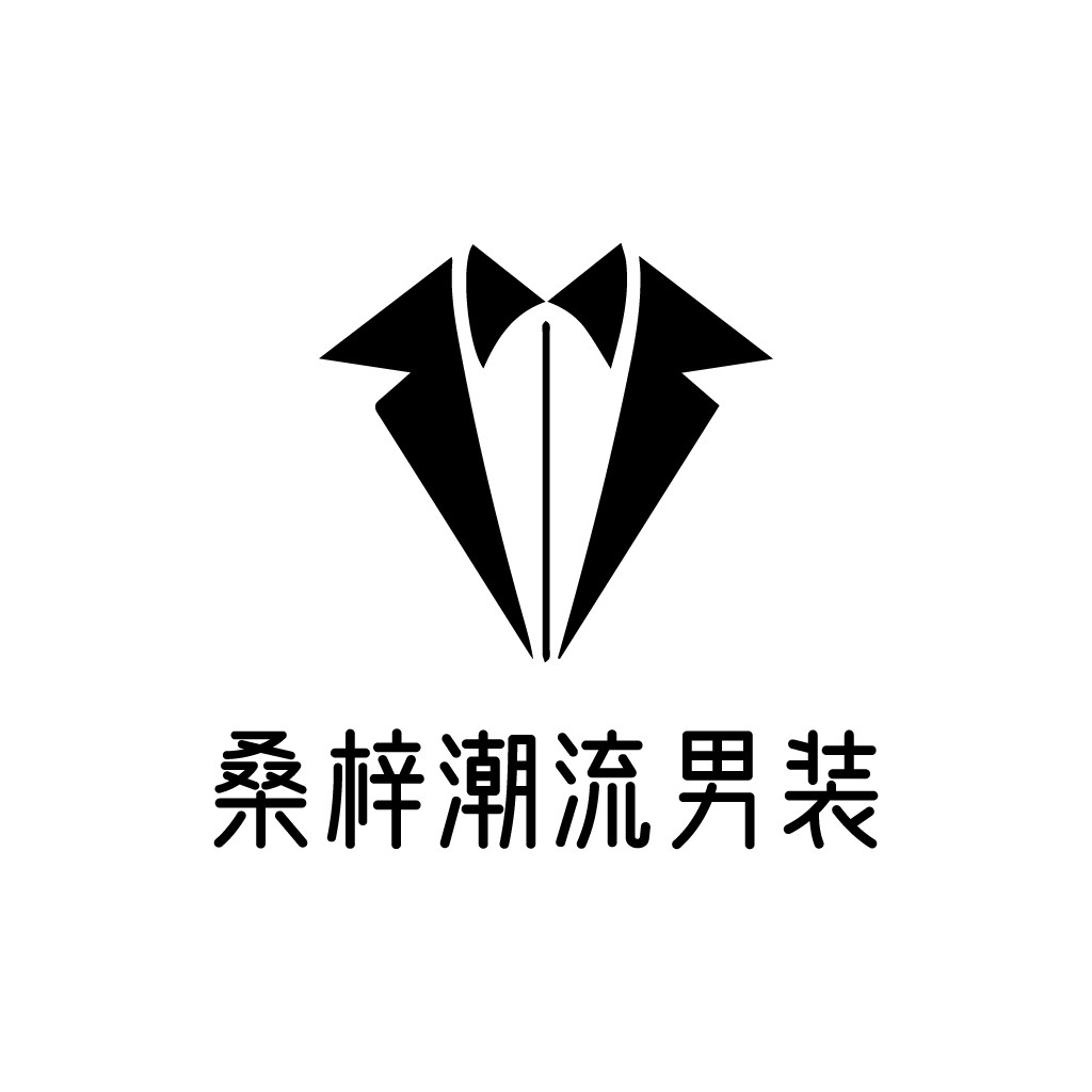 简约时尚男士服装品牌logo设计