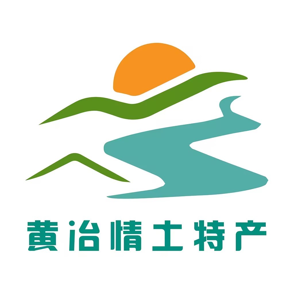 自然山水logo设计：绿色生态与河流标志