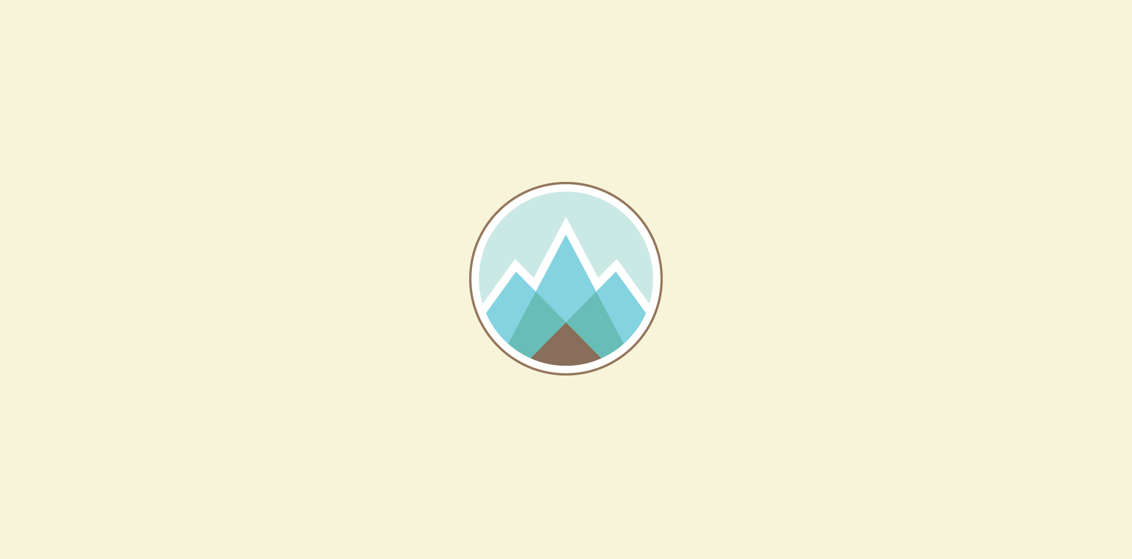 简约山峰logo设计