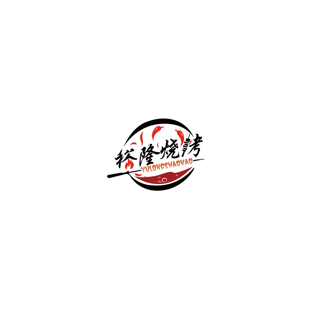 麻辣香锅logo设计:传统中式美食视觉标识