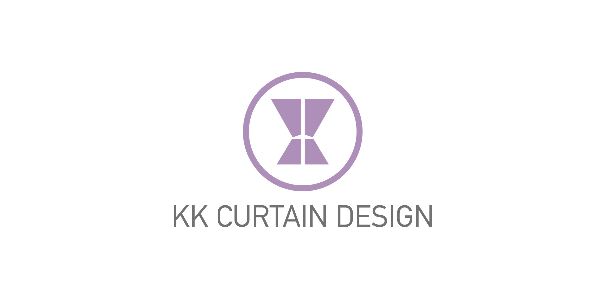 简约现代的KK Curtains Logo设计