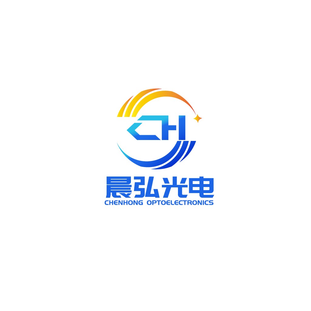 现代科技感光学电子logo设计