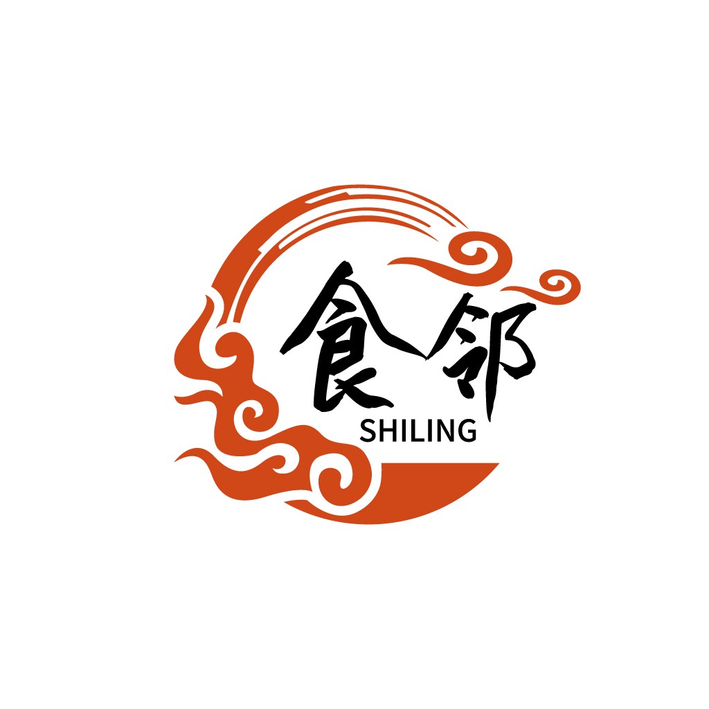 中国风logo设计:食邻