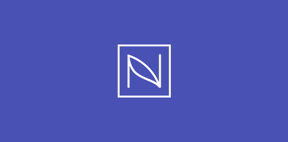 简洁大方的N字母logo设计