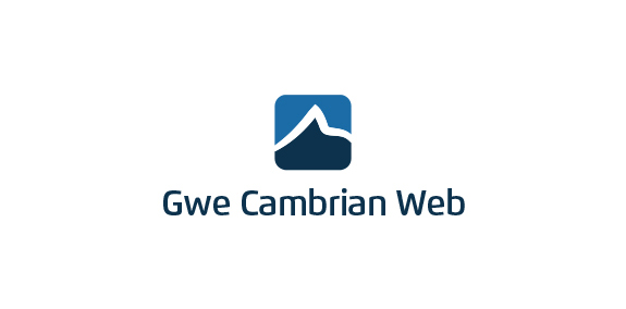 简约现代风格的Gwe Cambrian Web logo设计