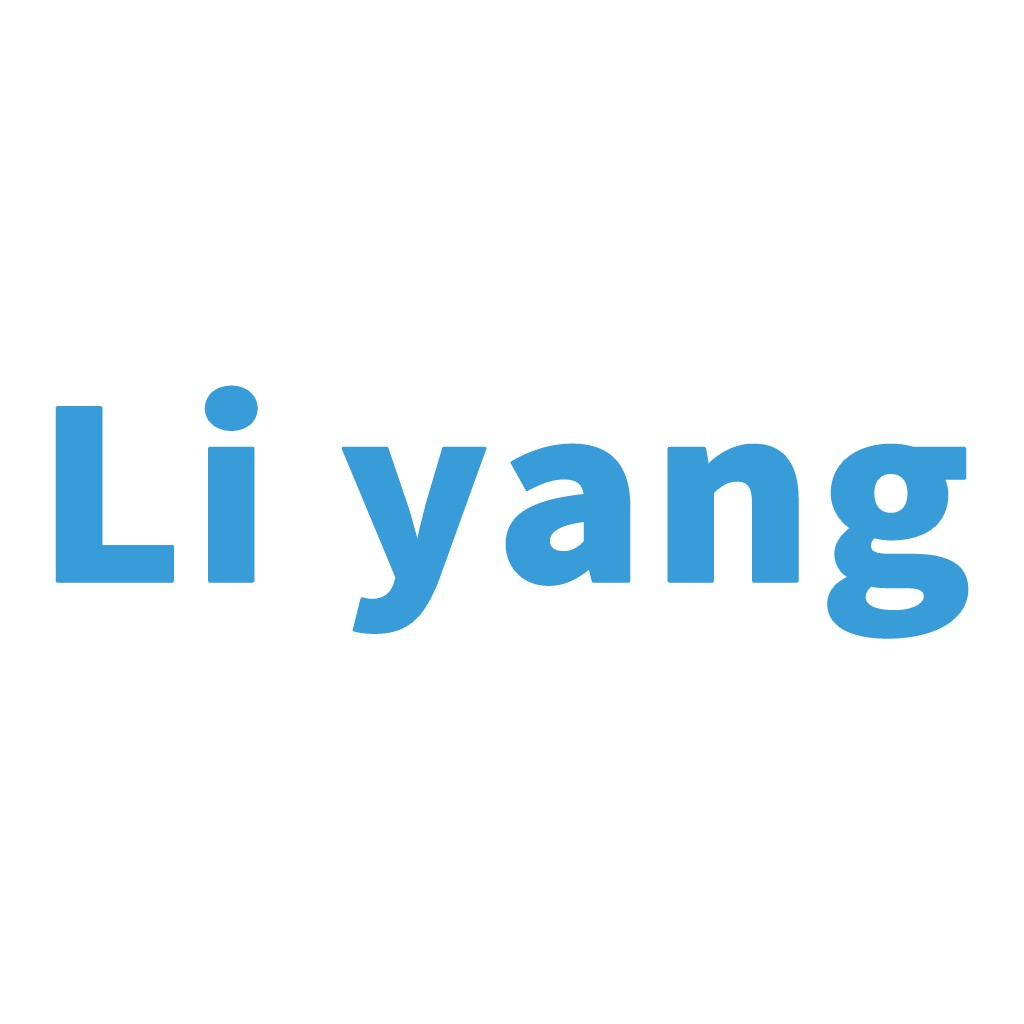 简约蓝色文字Logo设计
