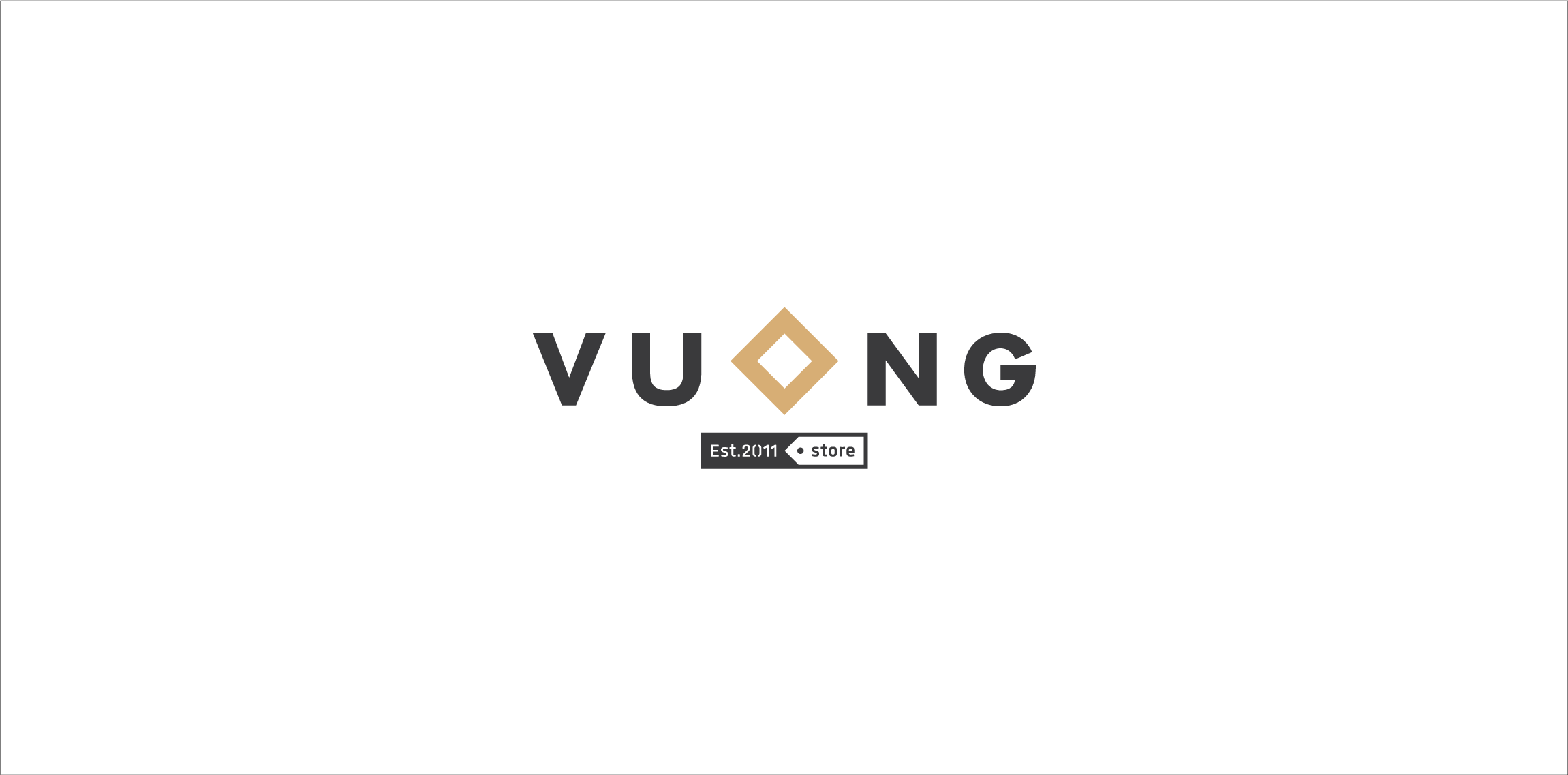 简约现代VUONG品牌logo设计