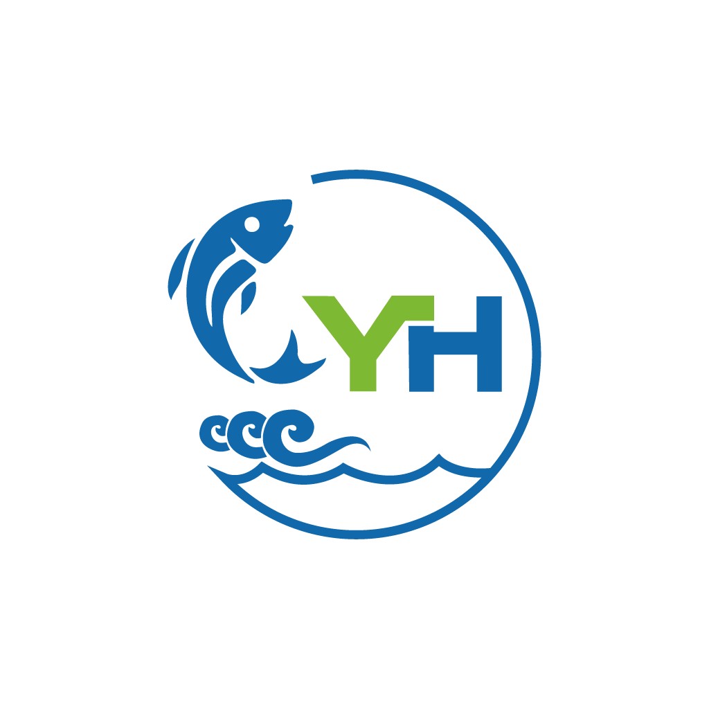 鱼跃海浪YH标志设计