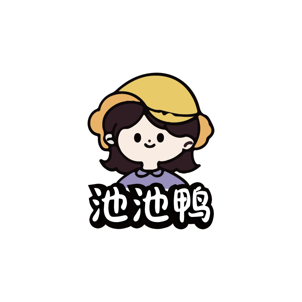 可爱卡通人物logo设计