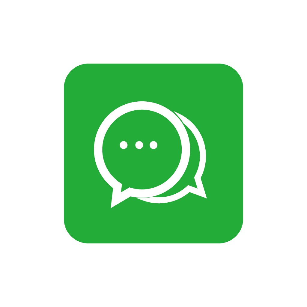 简洁对话框logo设计