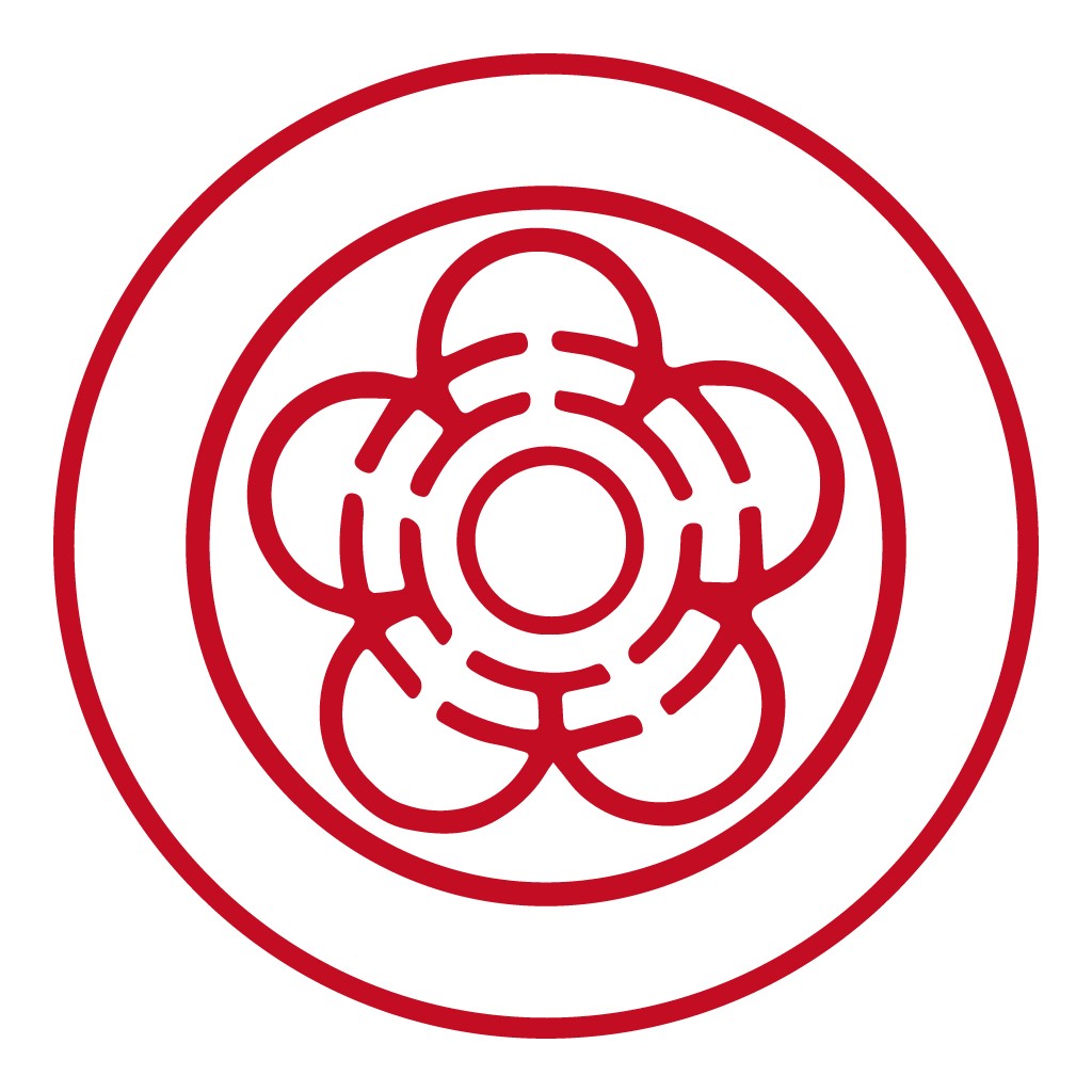 简洁红圈logo设计