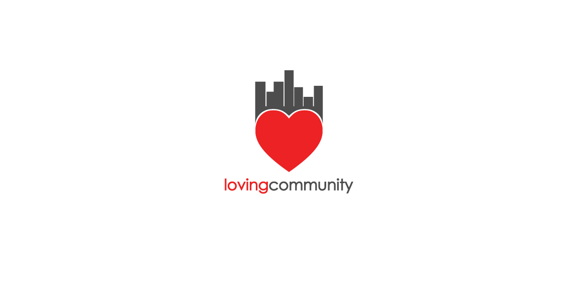 爱心城市logo设计:情感与社区的结合