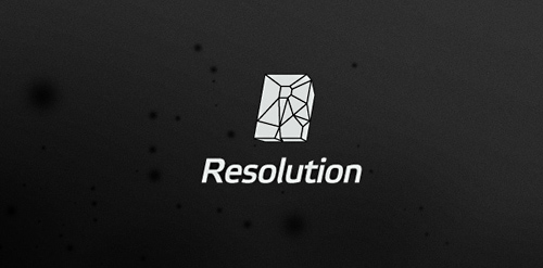 简洁现代的分辨率logo设计