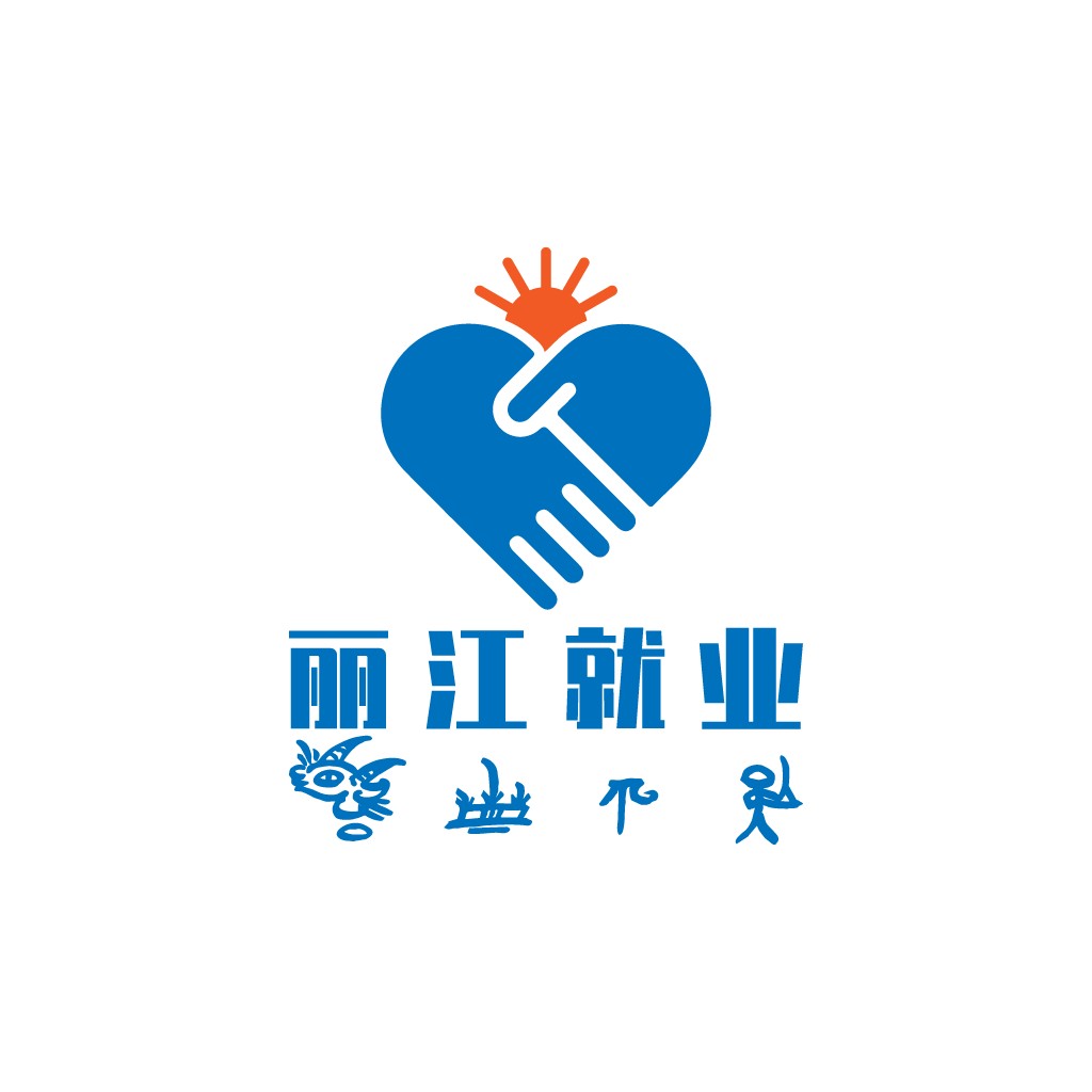 爱心手牵手logo设计