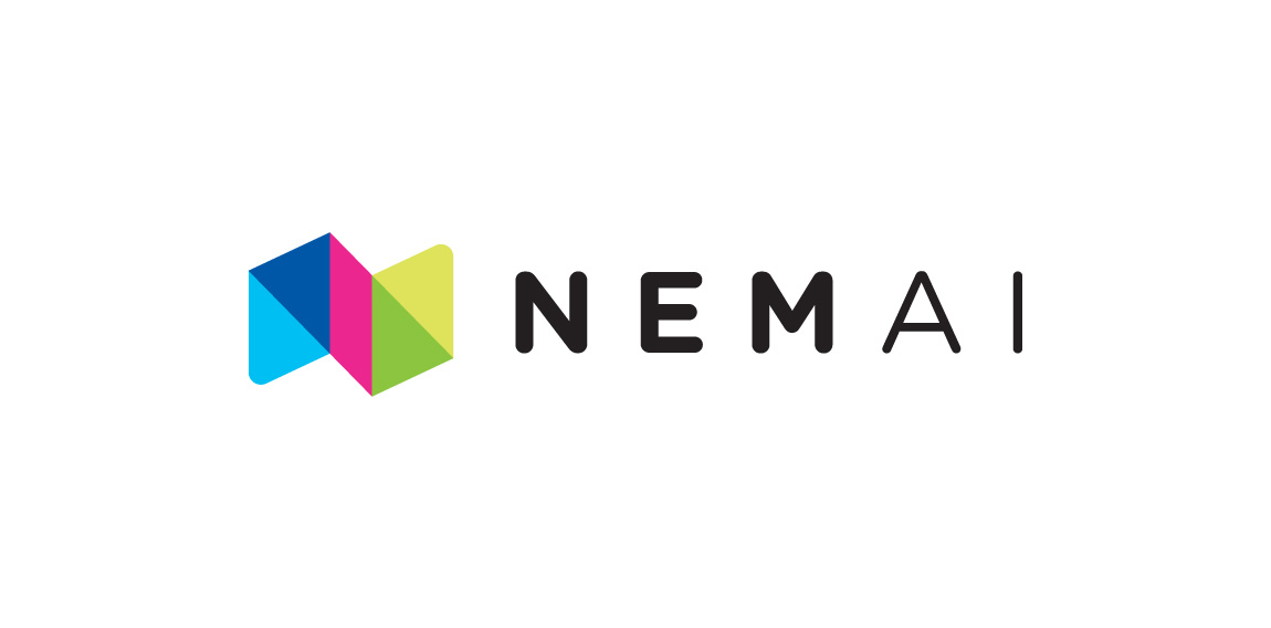 NEMAI AI Logo设计：简洁现代科技感