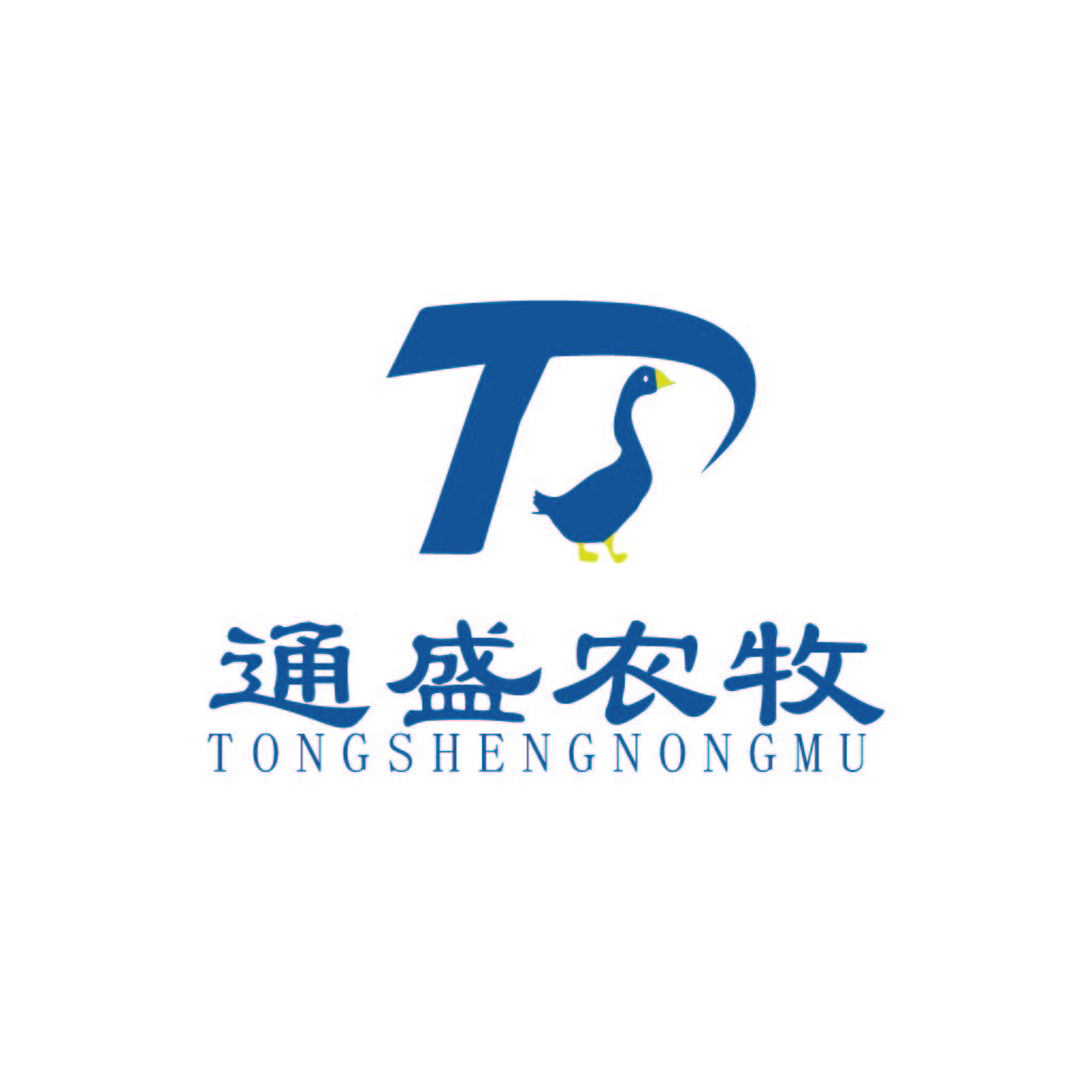 蓝色鸭子logo设计