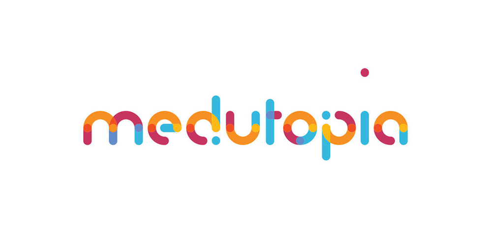 色彩斑斓的'medulutopia'logo设计