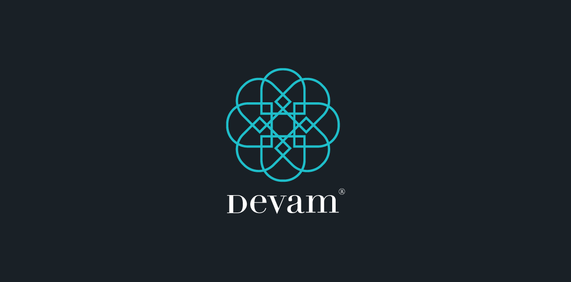 Devamam logo设计：简洁几何图形与品牌识别
