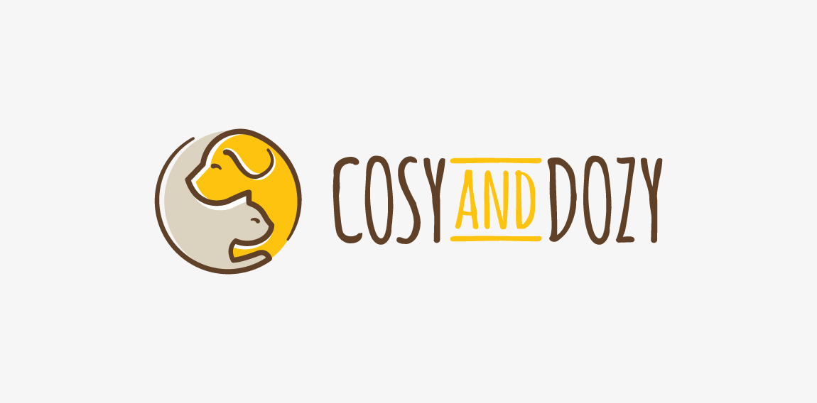 温馨宠物logo设计：Cosy and Dozy