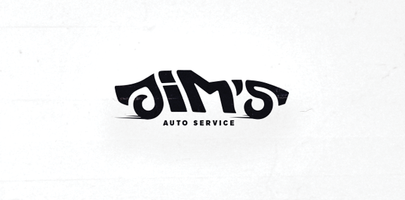 Jim's Auto Service Logo Design