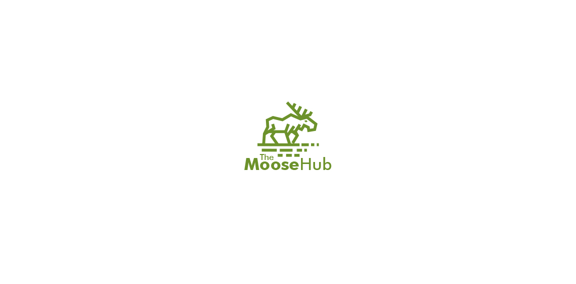 MooseHub logo设计：简约北欧风格