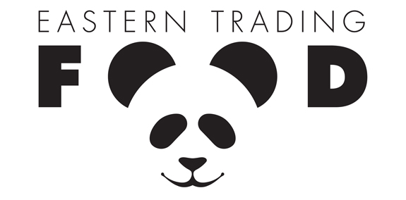 熊猫脸设计的东方贸易食品logo