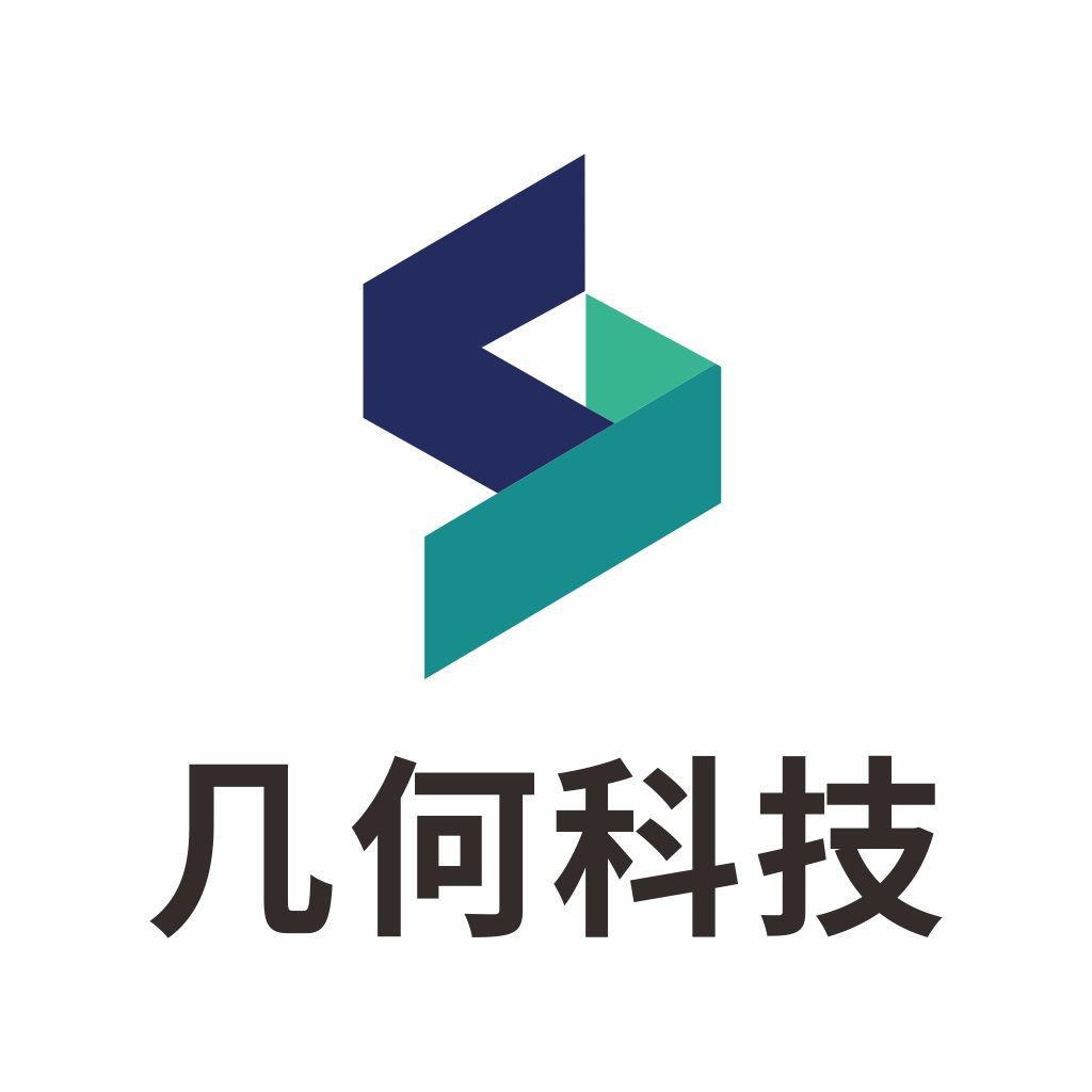 几何科技logo设计