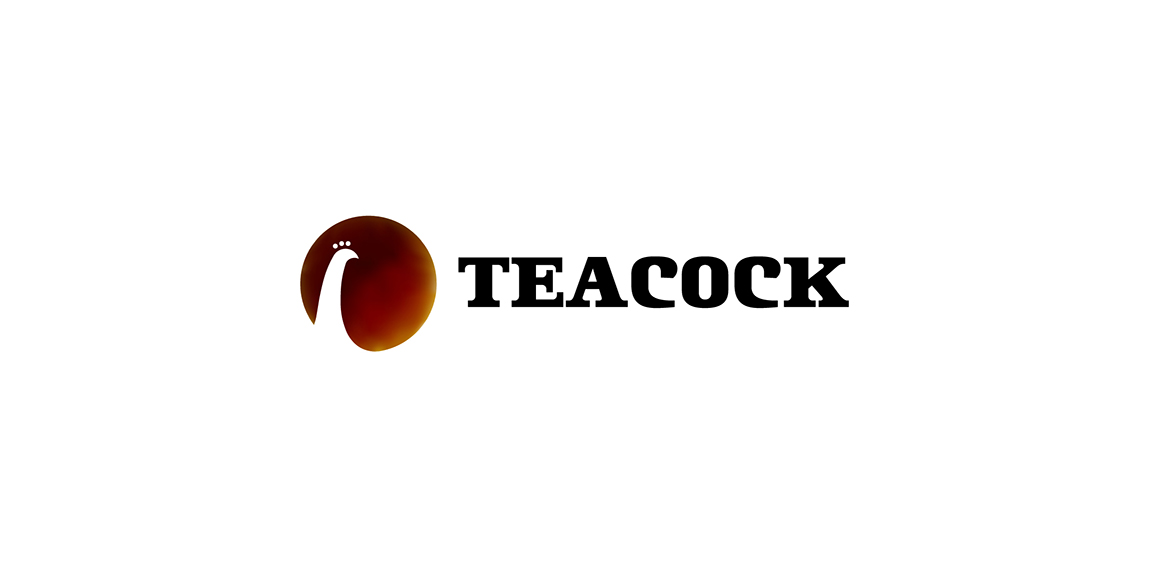 Teacock Logo设计:简洁现代企业标识