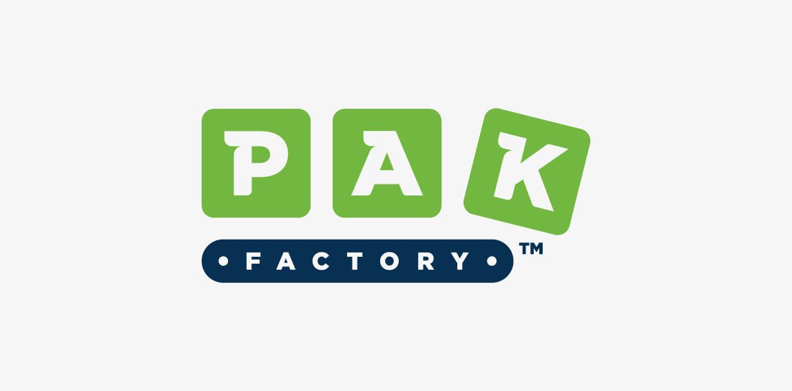 简约现代Pak Factory标志设计