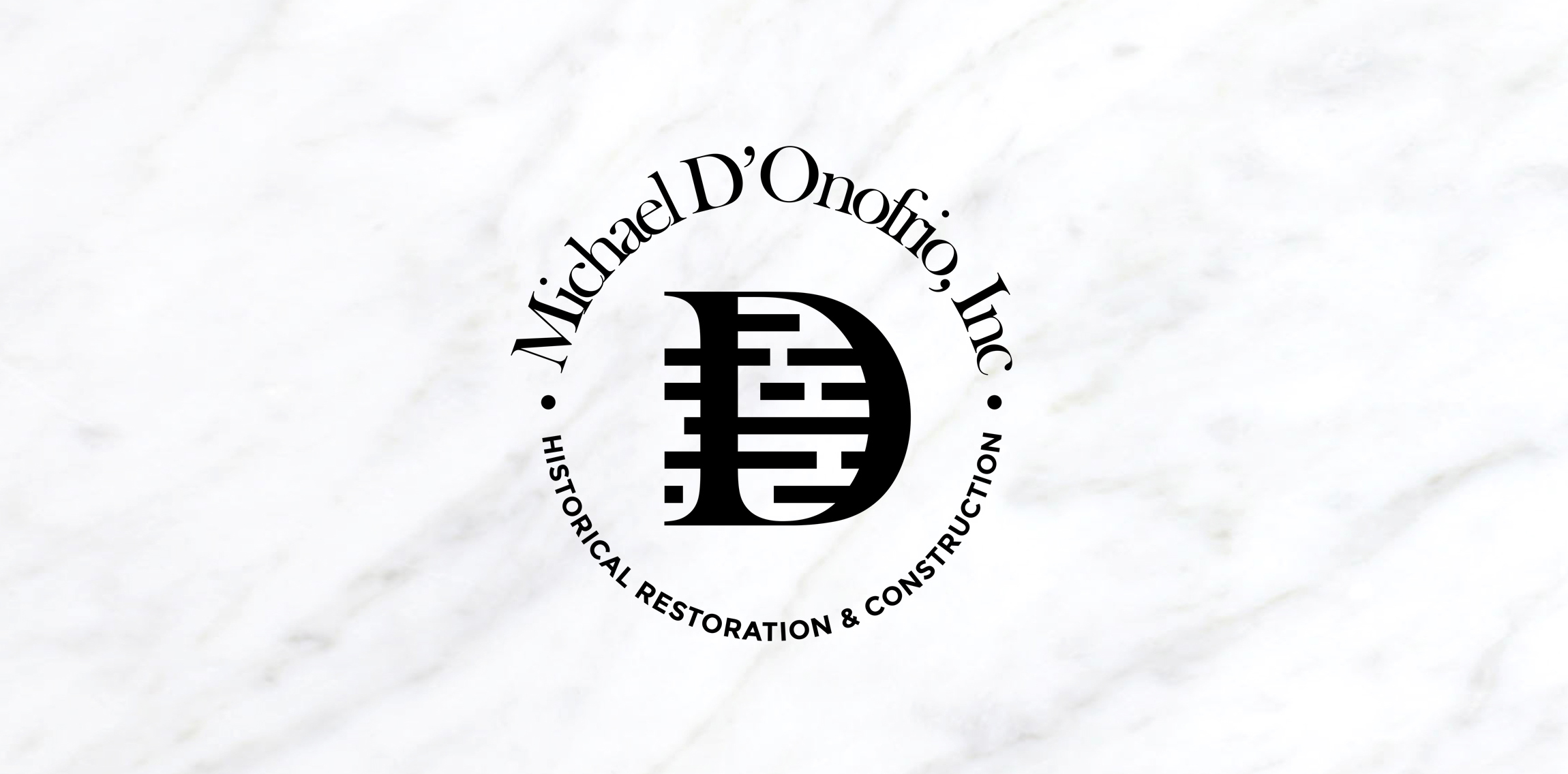 简约复古风Logo设计：Michael D'Onofrio, Inc