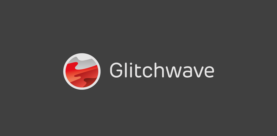 Glitchwave logo设计:现代科技感与简洁性的完美结合