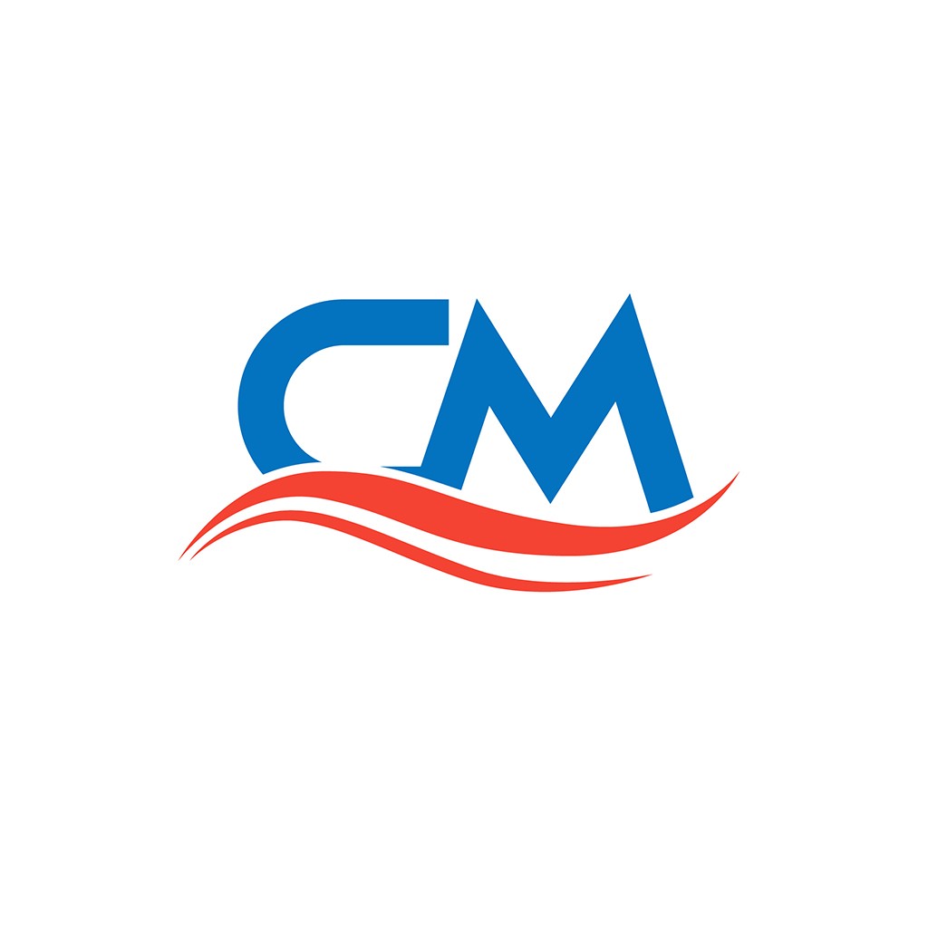 CM字母logo设计:简洁现代风格