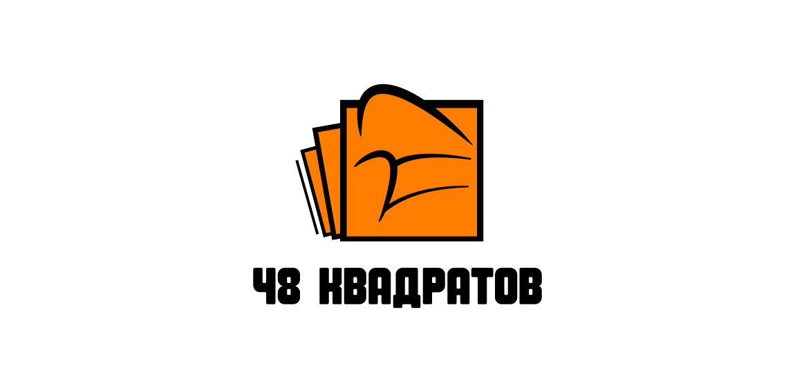 简约橙色书籍logo设计