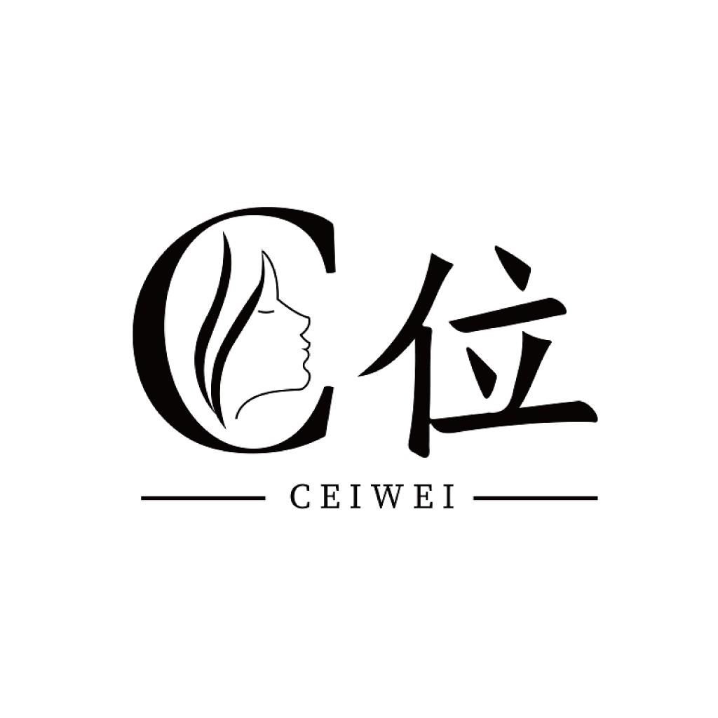 简约女性形象与汉字结合的logo设计