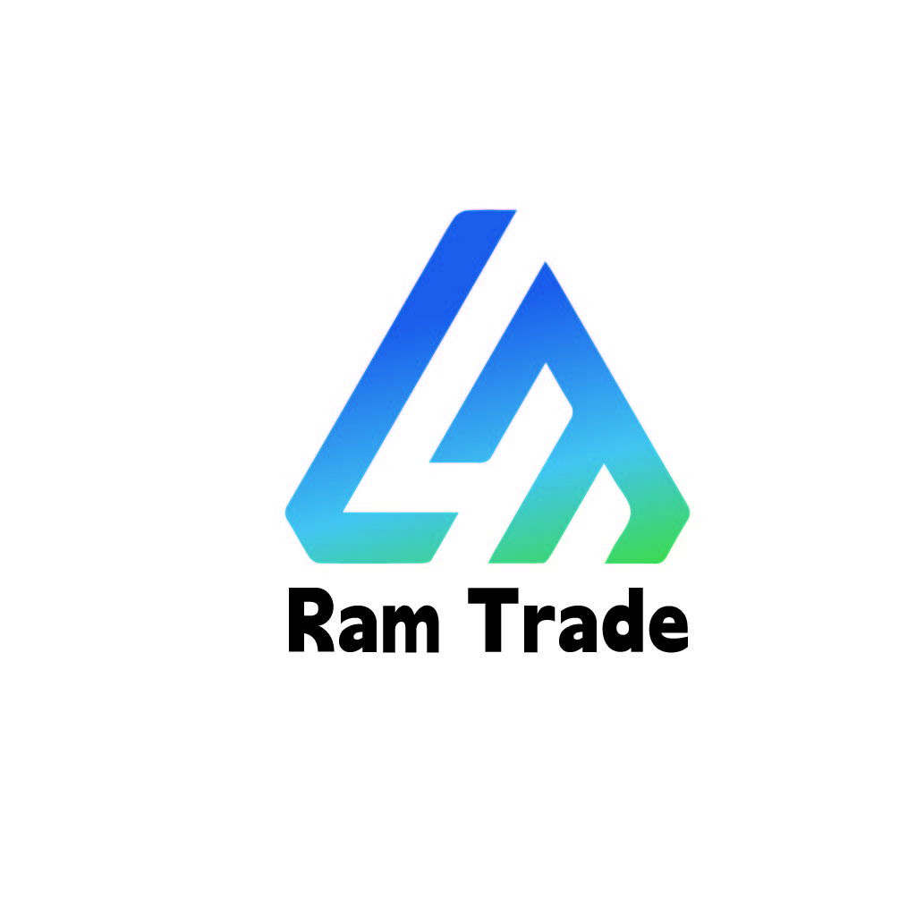 简洁现代蓝色渐变三角形logo设计