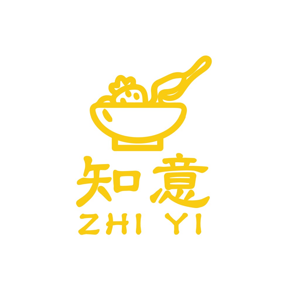 知意logo设计:简洁美食品牌标识