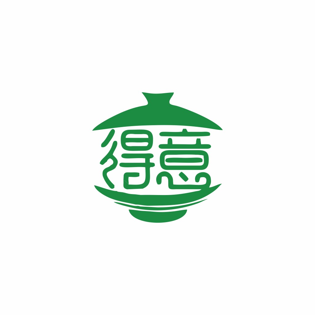 绿色中式风格logo设计
